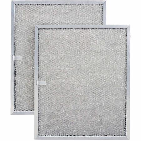 DURAFLOW FILTRATION Replacement Range Filter - Dimensions: 8-1/2 x 11-1/4 x 3/8 - 2 Pack A60231 - 2 Pack